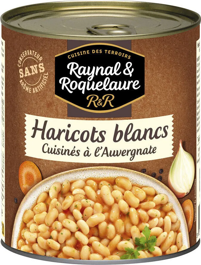 Haricots blancs cuisinés à l'Auvergnate