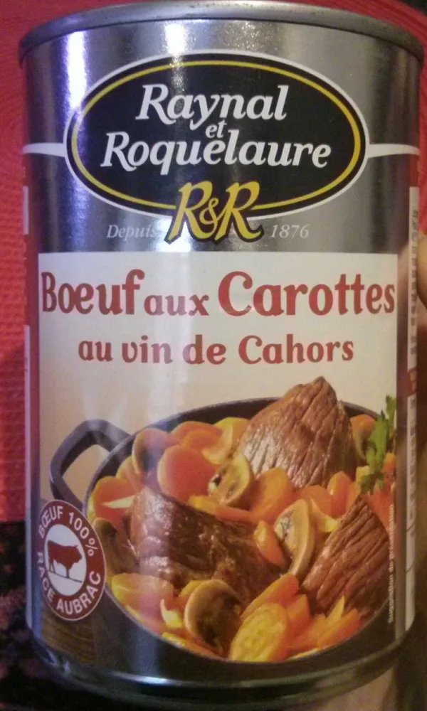 Bœuf aux Carottes Cuisiné au Vin de Cahors
