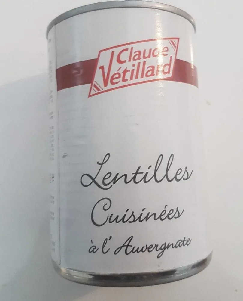 Lentilles cuisinées à l'Auvergnate