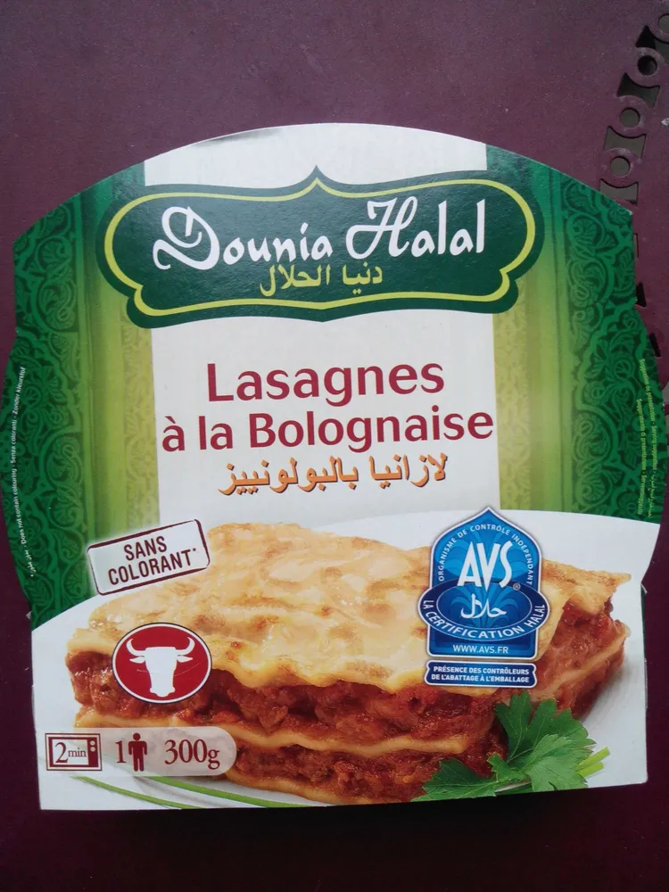 Lasagnes à la Bolognaise - Halal