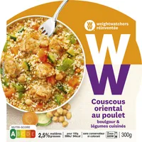 Couscous oriental, poulet et boulgour