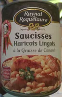 Saucisses Haricots Lingots à la graisse de Canard