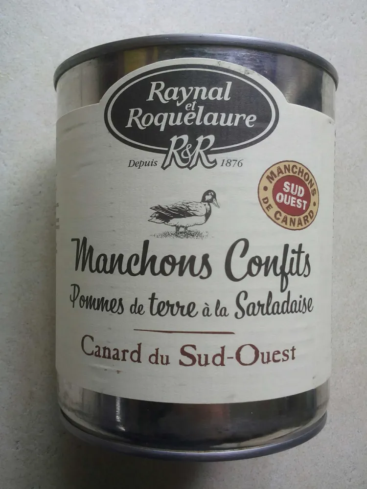 Manchons Confits Pomme de terre à la Sarladaise