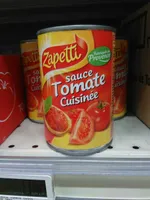 Zapetti, Sauce tomate cuisinee, la boite metal de 385 gr