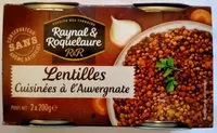 Lentilles cuisinées à l'Auvergnate