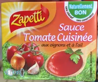 Sauce Tomate Cuisinée aux oignons et à l'ail