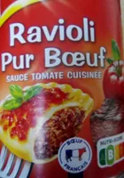 Ravioli Pur Bœuf sauce tomate cuisinée