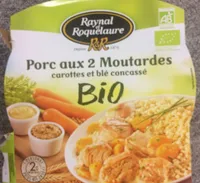 Porc aux 2 Moutardes carottes et blé concassé