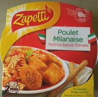 Poulet Milanaise Torti à la Sauce Tomate