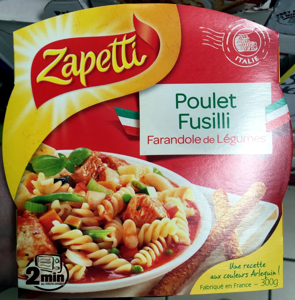 Poulet Fusilli, Farandole de Légumes