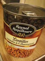 Lentilles cuisinées à l'auvergnate