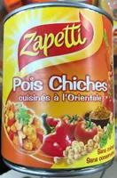 Pois Chiches cuisinés à l'Orientale