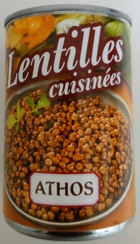 Lentilles cuisinées
