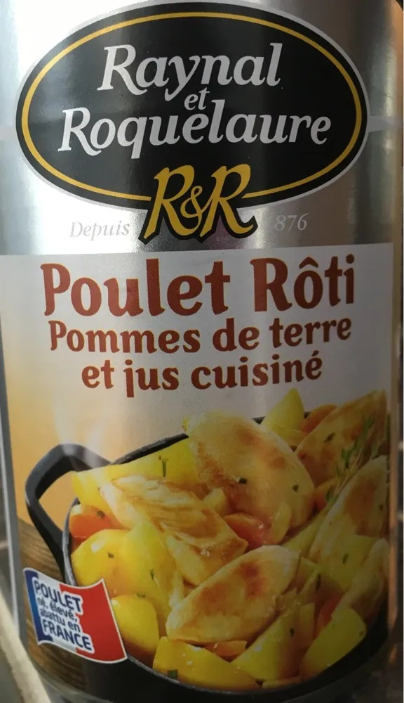 Poulet Rôti - Pommes de terre et Jus Cuisiné