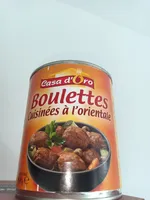 Boulettes cuisinées a l'orientale