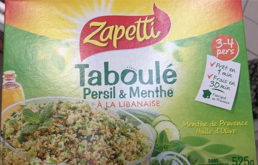 Taboulé Persil & Menthe à la libanaise