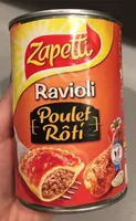 Plat cuisiné ravioli poulet rôti Zapetti