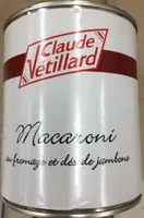 Macaroni au fromage et dés de jambon