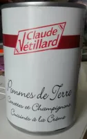 Pommes de terre carottes et champignons cuisinés à la crème