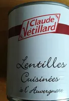 Lentilles cuisinées à l'auvergnate