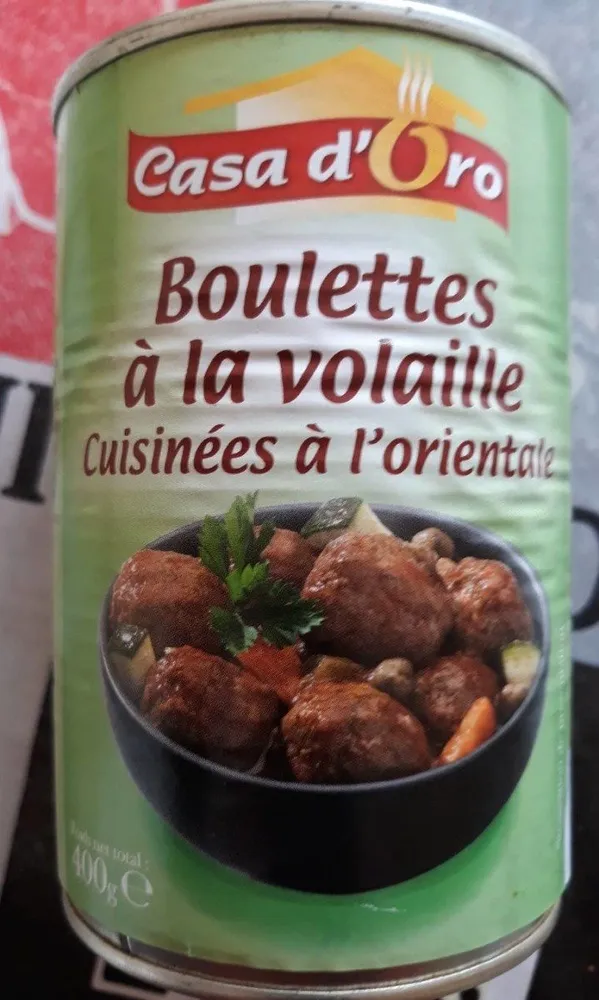 Boulettes à la volaille