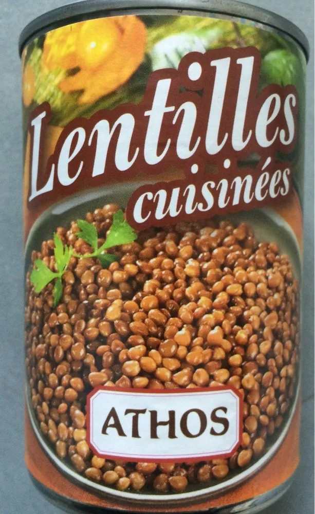 Lentilles cuisinees