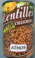 Lentilles cuisinees