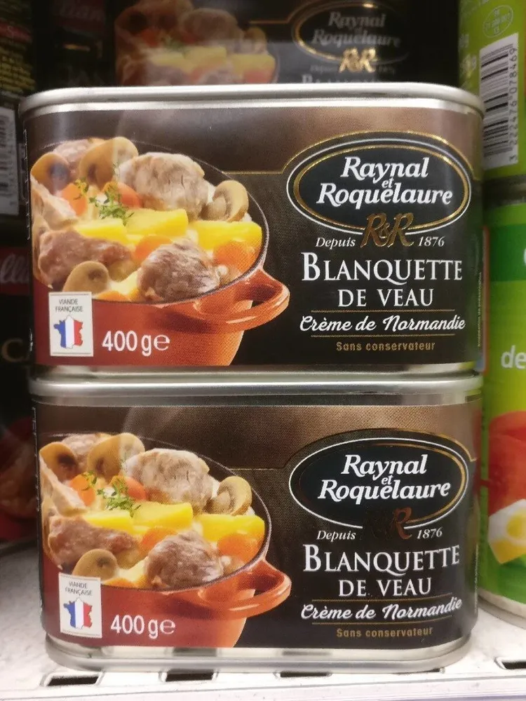 Blanquette de veau à la crème