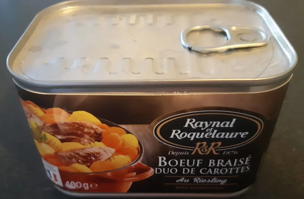 Boeuf braisé duo de carottes