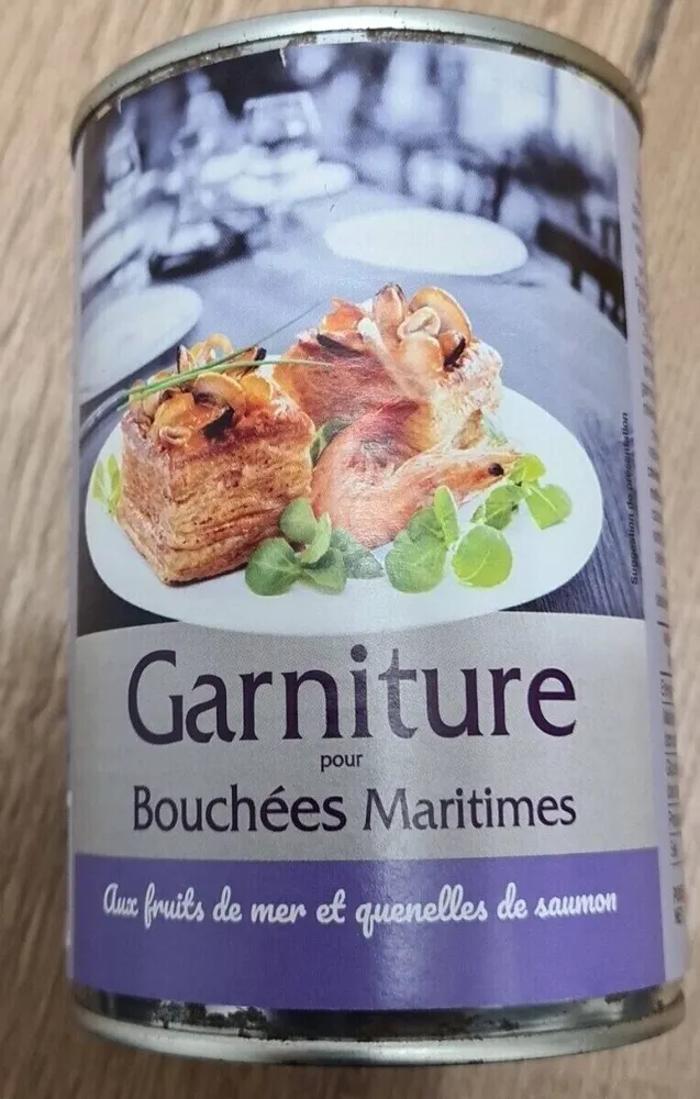 Garniture pour bouchées maritime