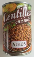 Lentilles cuisinées