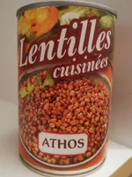 Lentilles cuisinées