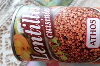 Lentilles cuisinées