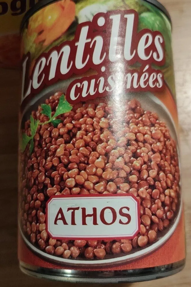 Lentilles cuisinees