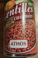 Lentilles cuisinees