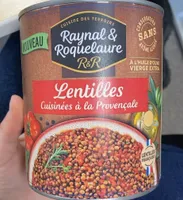 Lentilles cuisinées à la provençale