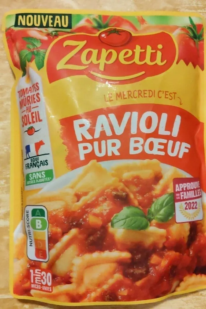 Ravioli pur boeuf