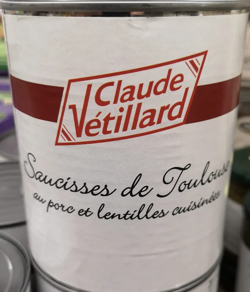 Saucisses ded Toulous au porc et lentilles cuisinées