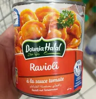 Ravioli à la sauce tomate