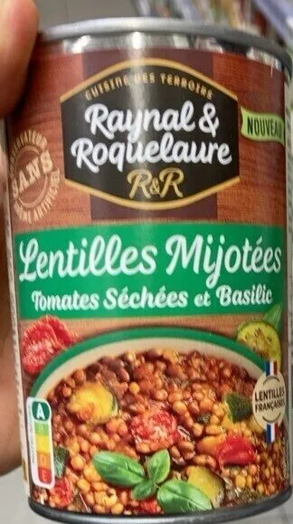 Lentilles mijotées