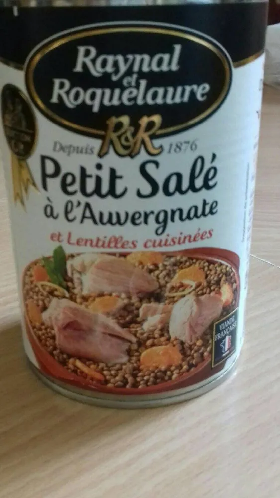 Petit salé à l'auvergnate