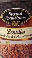 Lentilles cuisinées à l'Auvergnate