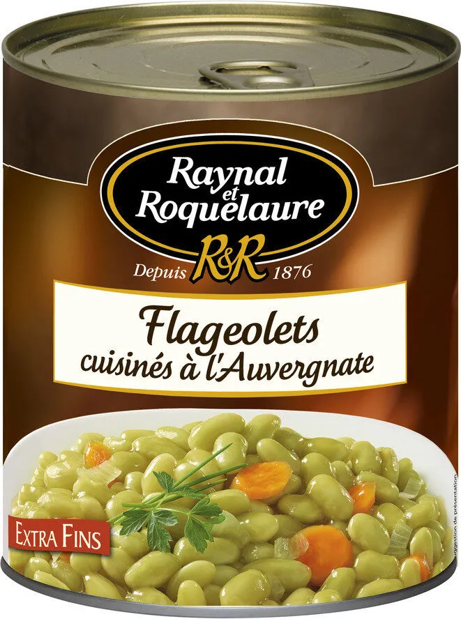 Flageolets cuisinées à l'Auvergnate