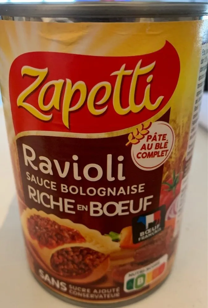 Ravioli sauce bilognaise