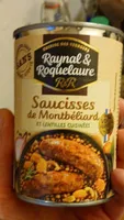 Saucisse de Montélimar et lentilles cuisinées