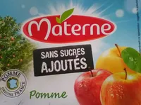 Compote pomme nature, sans sucres ajoutés