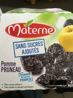 Dessert De Fruits Pomme Pruneau, 4 Fois 100 Grammes