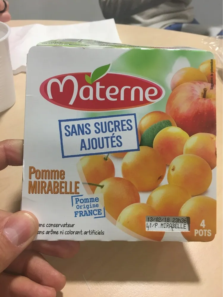 Sans Sucres Ajoutés - Spécialité pomme mirabelle