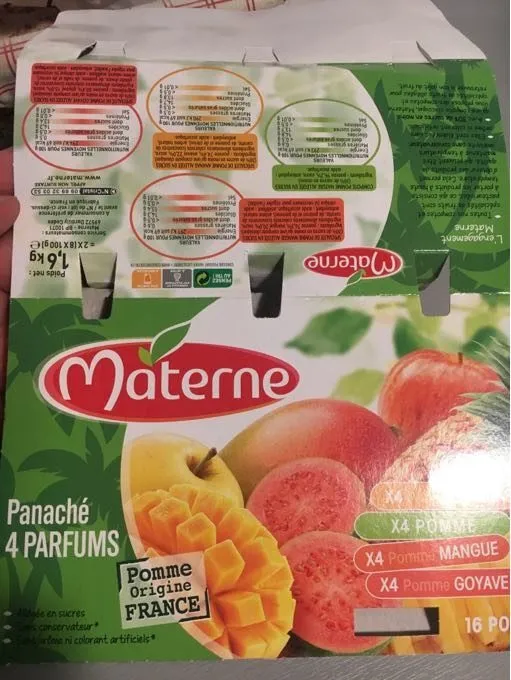 Panaché pomme ananas mangue goyave, 16x100g