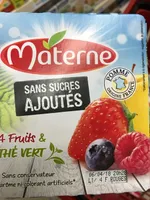 Compotes 4 fruits rouges thé vert